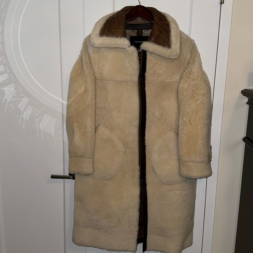 Coach Shearling Coat - NWT